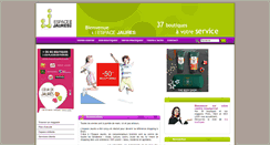 Desktop Screenshot of espacejaures.com
